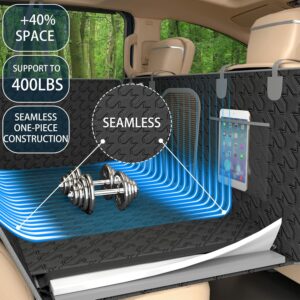 Alternative view of NOMTOS Upgraded Durable Hard Bottom Dog Car Seat Cover with EPE Sponge Cushion,Foldable Dog Rear Seat Protector,Waterproof Pet Car Seat Hammock, Seamless Car Back Seat Extender for SUV,Truck(L)